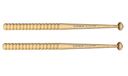 GEWA paukenhamer houten kop 24 mm wit papieren steel (paar)