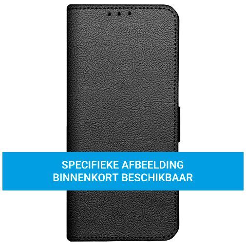 Just in Case PU-leer Book Case Zwart Motorola Moto G84