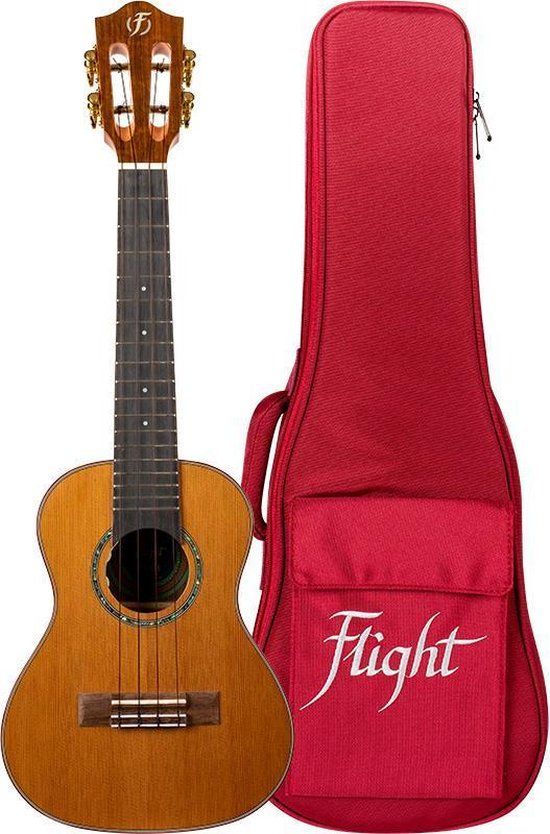 Flight Diana Concert Electro Ukulele - Cederhout - 4 Snaren - Met Element