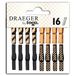 TOGA Wasknijpers, zwart en goud, 3 cm x 0,3 cm, 5-delige set