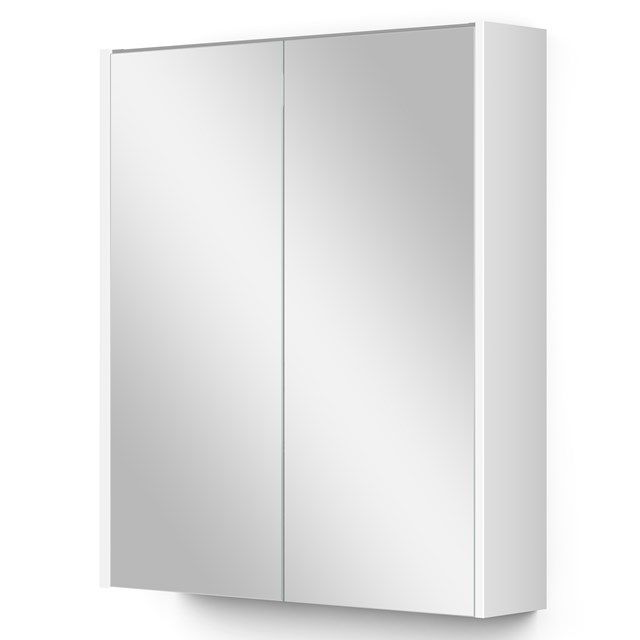 Maxaro Modulo Spiegelkast Met Verlichting 60x70cm Hoogglans Wit