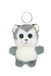 GIPSY TOYS – PLUCHEN SLEUTELHANGER – HUSKY SKANDY CUTYDOOS – 8 CM – GRIJSBLAUW
