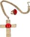 Merkloos Sinterklaas sieraden set - ketting en ring - heren - verkleed accessoires