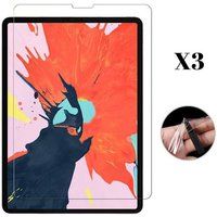 Phonillico® Set van 3 beschermfolies voor Apple iPad PRO 2018 - 11 inch - Ultrabestendig antikras Ultradunne plastic schermbeschermer