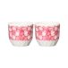 Arabia Coquetier Huvila Lot de 2 Rose-blanc