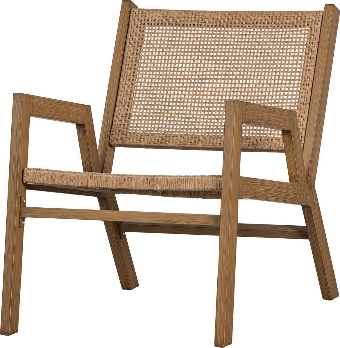 woood Pem Fauteuil Outdoor - Aluminium - Naturel - Set van 2