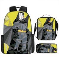 SZSMART Rugzak SZSMART MODEL Batman de gemodelleerd driedelige rugzakset