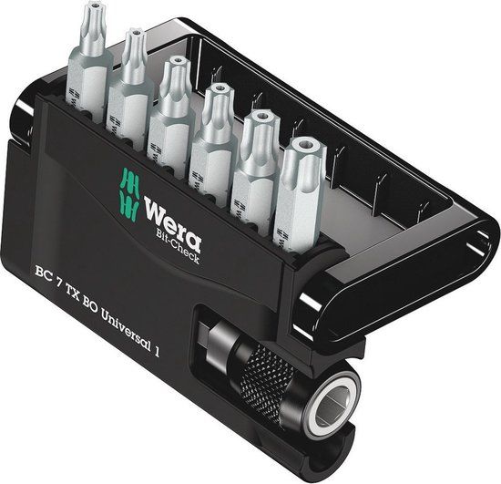 Wera 8067-6 TORX BO Bitset - 7-delig - Torx BO