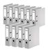Origineel Falken Origineel 10 stuks Chromocolor Premium Ordners DIN A4 grijs