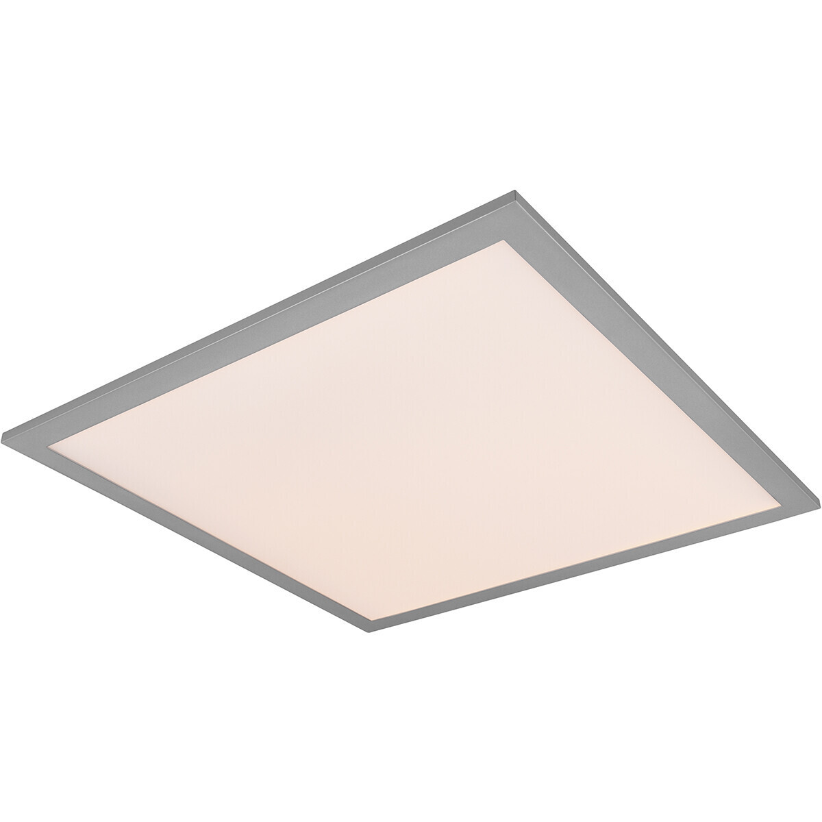 BES LED LED Plafondlamp - Plafondverlichting - Trion Tirus - 18W - Aanpasbare Kleur - Vierkant - Mat Titaan - Aluminium