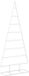 vidaXL - Metalen - kerstboom - KUOPIO - 125 - cm - Poedercoated - staal - Wit