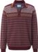 Babista heren Sweatshirt - 52/54 - donkerrood - Katoen - Plus Size