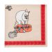 Moomin Arabia Serviette en papier Redo for semester Moomin 33 cm Lot de 20