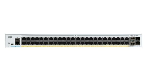 Cisco Catalyst C1000-48P-4X-L - Managed L2 Gigabit Ethernet PoE Switch - 48 Ports