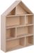 Rayher Houten vitrinehuis, 30 x 43 x 8 cm, 8 vakken, om op te hangen, houten kist in huisvorm, FSC-gecertificeerd, om te knutselen en te beschilderen, 64507505, naturel