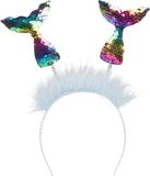 Boland - Diadeem Regenboogstaarten - Één maat - Volwassenen - Vrouwen - Fantasy