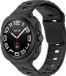 Strap-it Outdoor siliconen smartwatch bandje - zwart