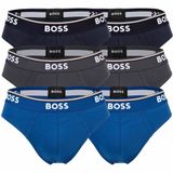 BOSS Slip Briefs 3P Power Set van 6 Blauw/Grijs/Wit Coton/Élasthanne L