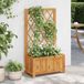 Maison Exclusive - Élévateur de jardin avec remplissage de treillis, en acacia massif