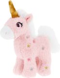Keel Toys Pluche Eenhoorn Knuffel - Roze/Wit - 16 cm