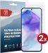 Rosso Screen Protector Geschikt voor Samsung Galaxy A55 | Ultra Clear Duo Pack | TPU Folie | Case Friendly Beschermfolie | 2 Stuks