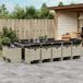 Maison Exclusive - Ensemble de jardin, 15 pièces, avec coussins, gris clair, en polyrotin