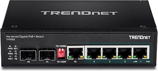 TRENDnet TI-PG62 Switch - Zwart