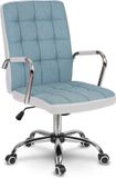 Sofotel Benton Bureaustoel – Modern Design – Blauw/Wit