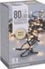 Merkloos Kerstverlichting - 2x - lichtsnoer - 80 led lampjes - warm wit - 8 meter