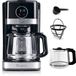 Barista Koffiemachine met Touchdisplay | Filterkoffiezetapparaat 900W met Glazen Kan – 1,5 liter Koffiekan | Filtermachine voor Gemalen Koffie – tot 12 Koppen Koffie