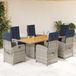 Maison Exclusive - Ensemble de jardin 7 pièces avec coussins, beige, en polyrotin