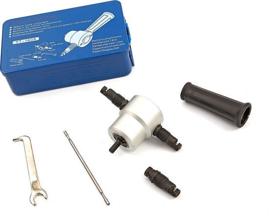 HBM Knabbelschaar voor in de Boormachine met Draaibare Kop - 1 Jaar Garantie