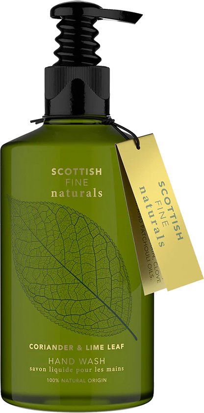 Scottish Fine Soaps Heerlijk frisse kruidenmix van Koriander en Limoen Handzeep 300ml - Groen