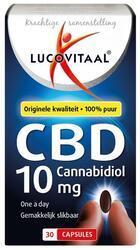 Lucovitaal Cbd cannabidiol 10mg 30 capsules