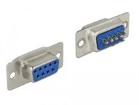 Delock Connector D-Sub 9 pin female soldering version
