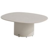 4 Seasons Outdoor Sofie lounge tuintafel 70x80xH30 cm keramiek oyster linen
