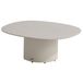 4 Seasons Outdoor Sofie lounge tuintafel 70x80xH30 cm keramiek oyster linen