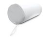 QUIRUMED WELLCORE Massagecilinderkussen, 60 x 20 cm, kunstleer, afneembaar, schuimvulling, voor yoga, fitness, massagestoel, ergonomisch, wit