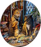 Lisa Parker Klok - Purrlock Holmes Kat - Fantasy - 30x30x4cm