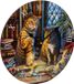 Lisa Parker Klok - Purrlock Holmes Kat - Fantasy - 30x30x4cm