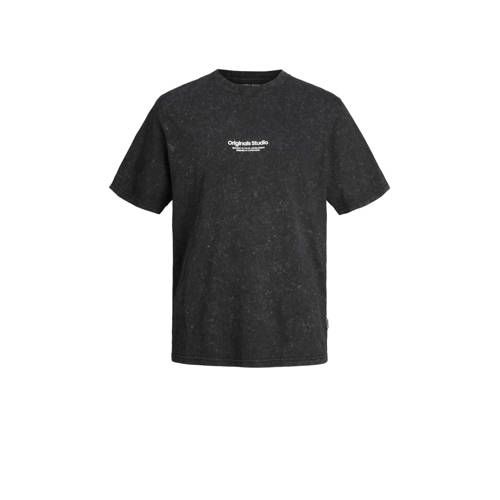 JACK & JONES ORIGINALS T-shirt JORVESTERBRO met printopdruk black
