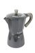 Galileo Casa 5901405 Buon koffiekan, antraciet, houten handvat, 6-taz, aluminium, grijs