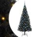 vidaXL Sapin de Noël Noir 180 cm PVC