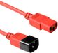 Microconnect PE1413R3 electriciteitssnoer Rood 3 m C13 stekker C14 stekker