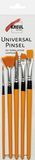 KREUL 723033 - Universele borstels Kunststof Set, 5 stuks