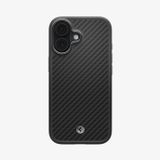 Spigen Enzo Aramid T MagFit Hoesje voor iPhone 17 - Zwart/Zilver