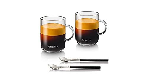 Nespresso Vertuo koffiebeker set x 390 ml) lepels glazen beker | Specificaties | Kieskeurig.nl