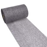Deko AS GmbH Shabby Chic Linen-Look Tafelloper – Donkergrijs – 5 Meter