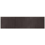 VidaXL Tapis rectangulaire 80x300 cm bambou brun foncé