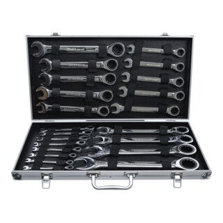 BGS Do it yourself steek-ringratelsleutelset - 22 dlg. - SW 6 - 32 mm